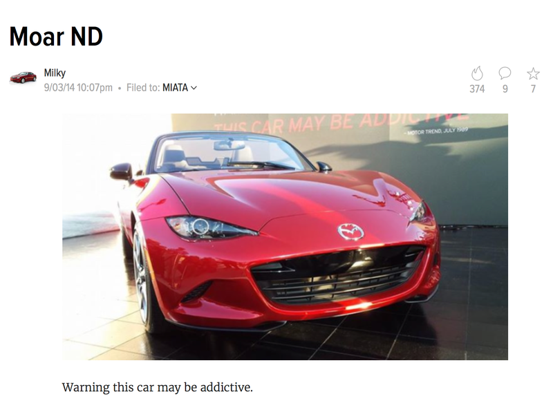 Illustration for article titled I've put 10k miles on my ND in 5 months.
